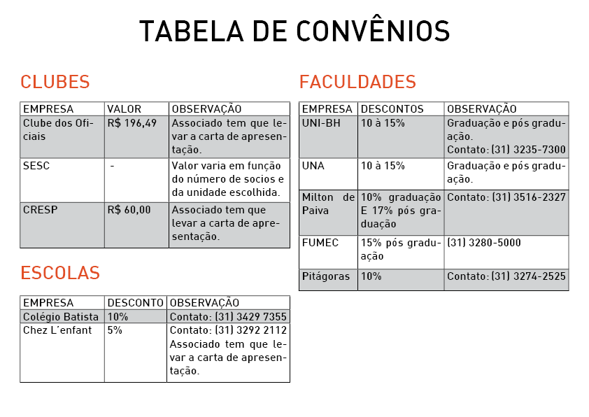 tabela de convênios2